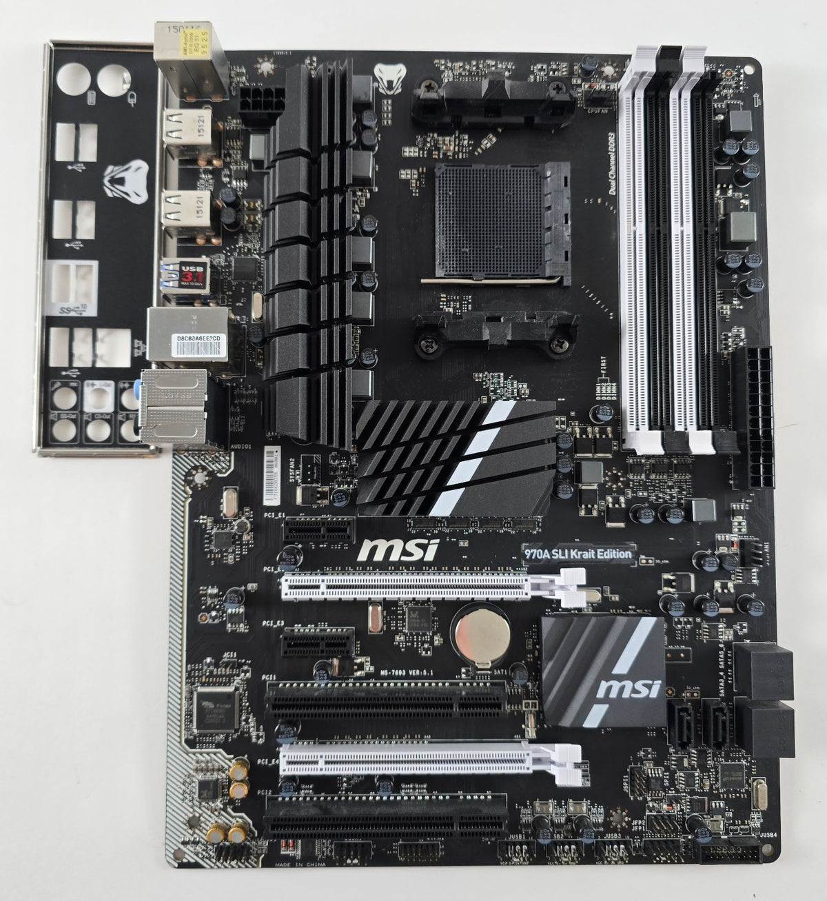 MSI 970A SLI Krait Edition MS-7693 Ver.5.1 Mainboard ATX Sockel AM3+