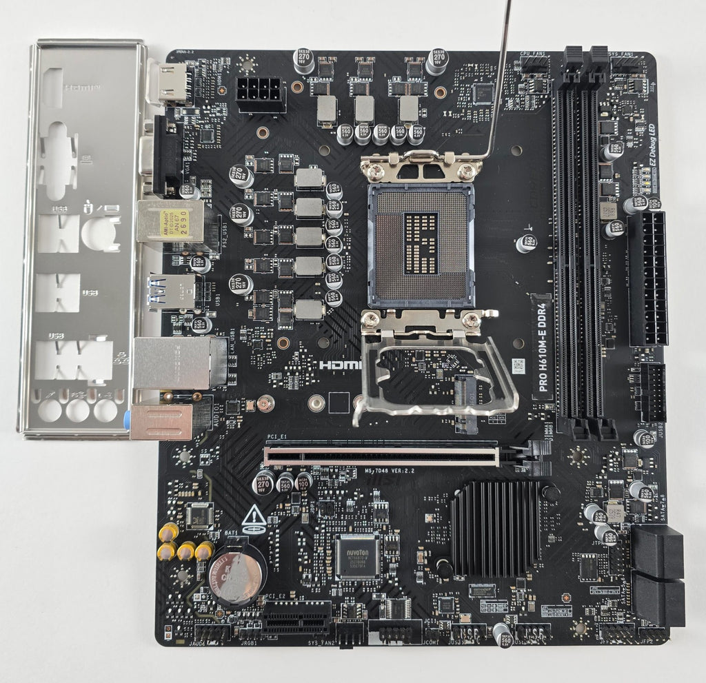 MSI PRO H610M-E DDR4 Motherboard Intel H610 LGA 1700 micro ATX #MB45