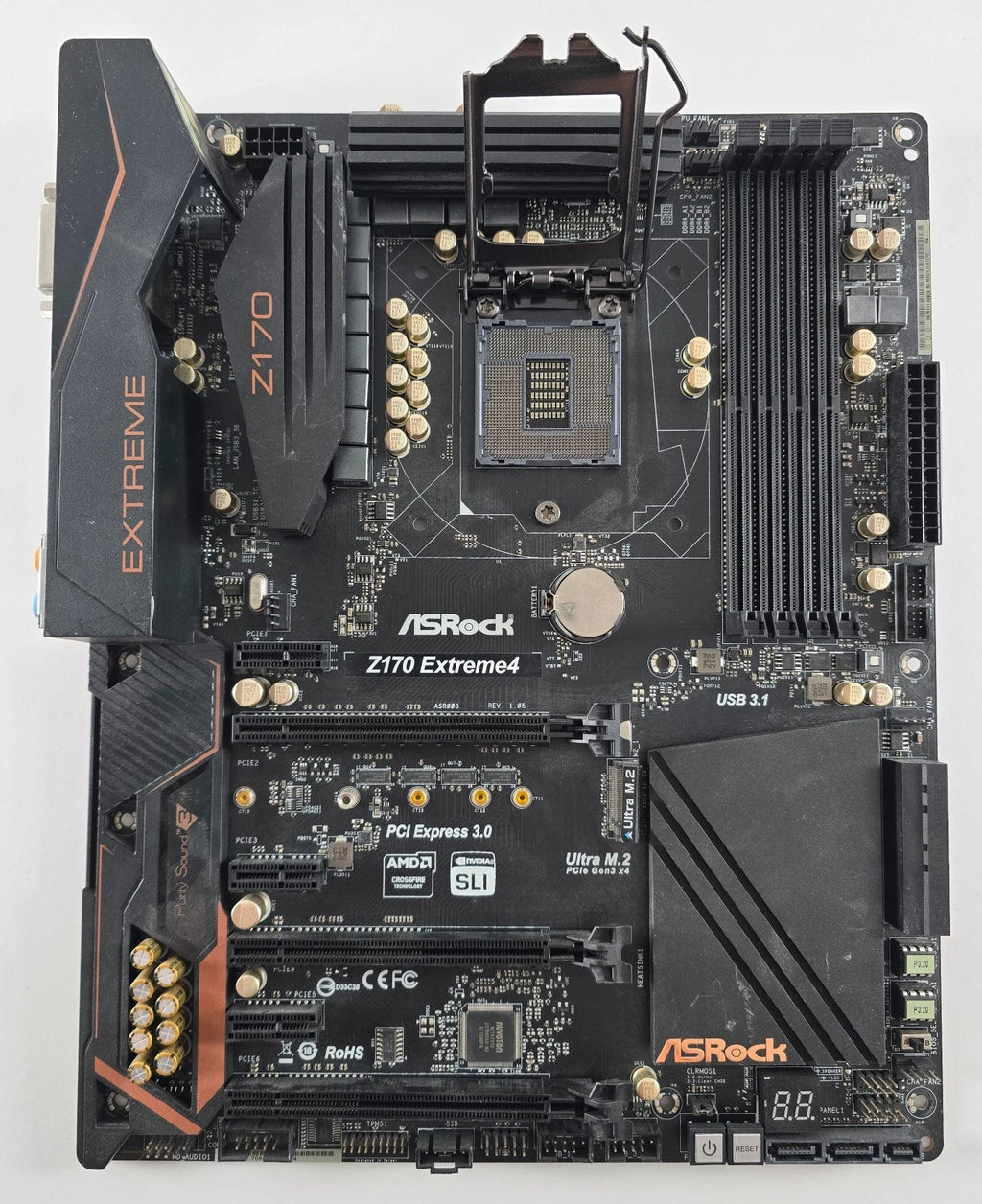 ASRock Z170 Extreme4 (Rev. 1.05), ATX Mainboard Intel Sockel 1151