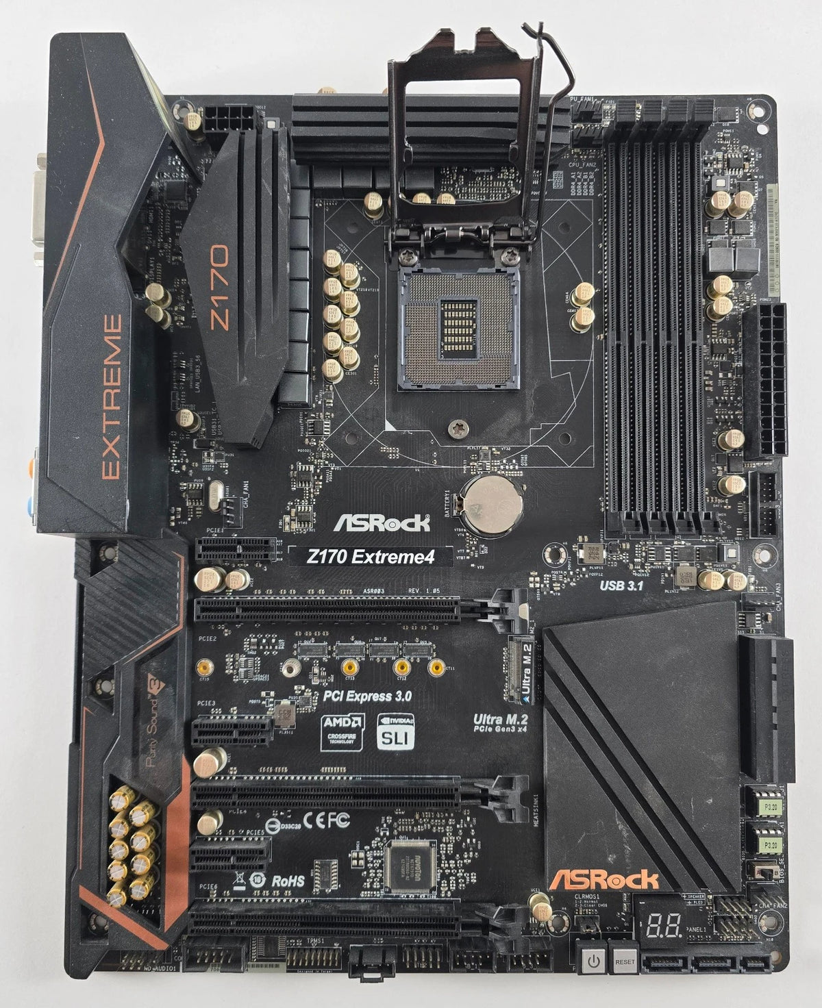 ASRock Z170 Extreme4 (Rev. 1.05), ATX Mainboard Intel Sockel 1151