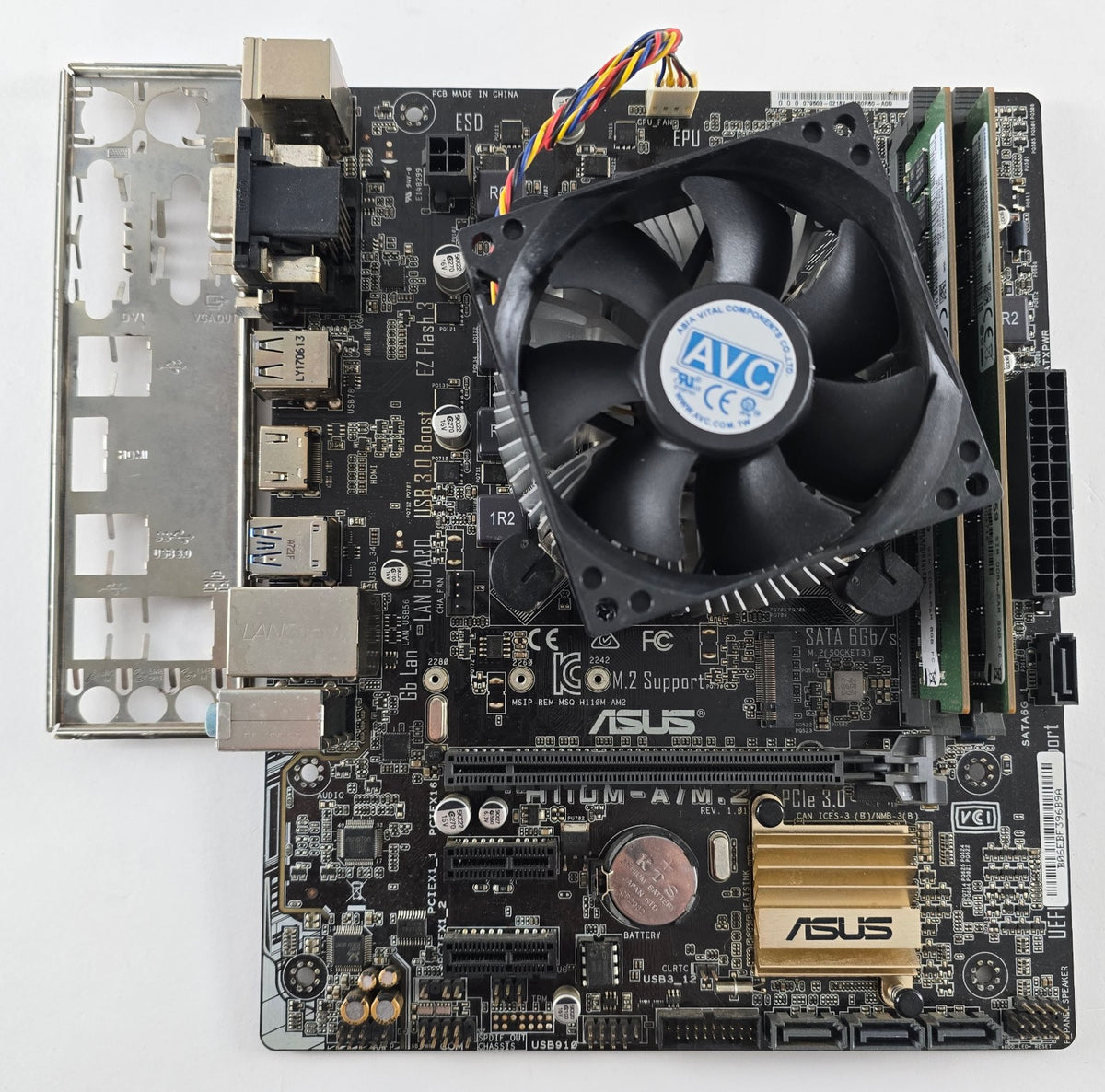 Intel Core i5 7600K + ASUS H110M-A/M.2 + 16GB DDR4 + CPU Kühler #Z133