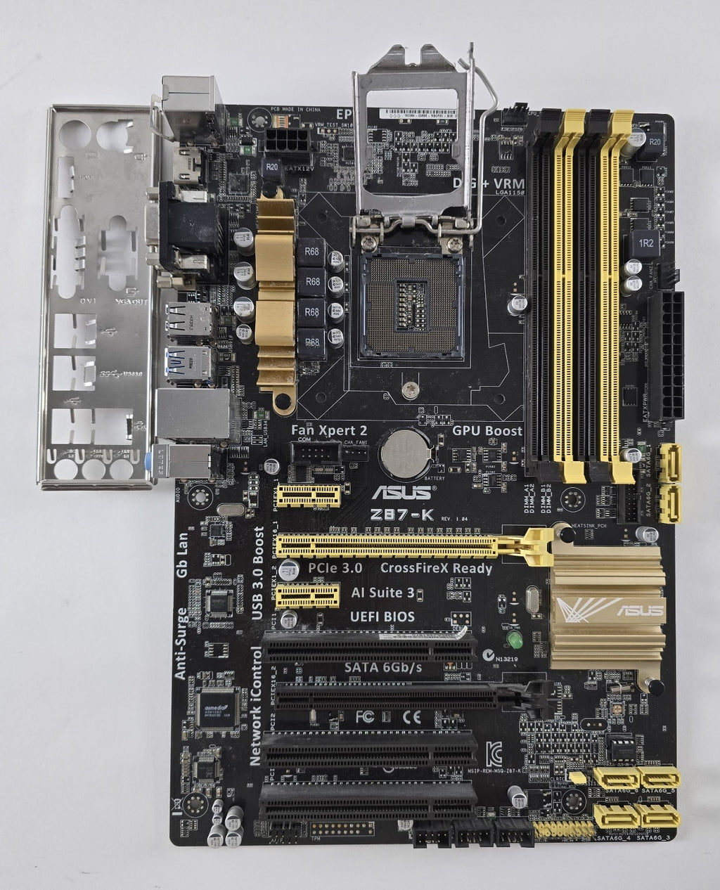 ASUS Z87-K Mainboard LGA1150 ATX DDR3 USB 3.0 #B116
