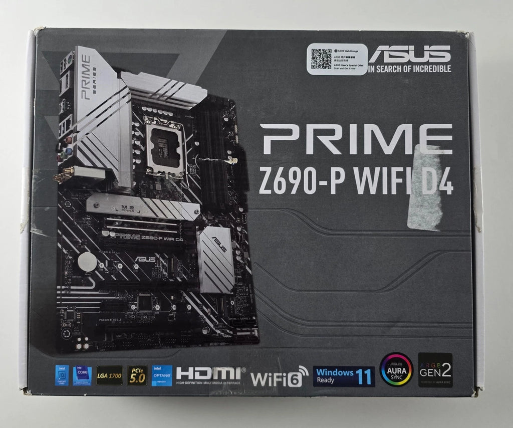 ASUS Prime Z690-P WIFI D4 Intel Sockel 1700 Mainboard Intel Z690 DEFEKT #MB61