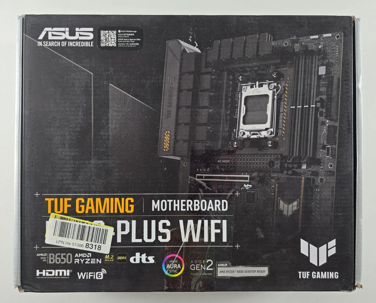 ASUS TUF GAMING B650-PLUS Mainboard AM5 ATX DDR5 PCIe 5.0 M.2 WiFi DEFEKT #MB79