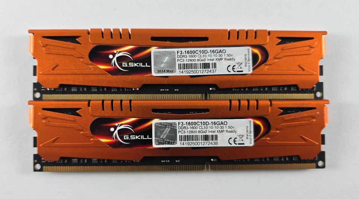 G.Skill Ares 16GB (2x8GB) DDR3 F3-1600C10D-16GAO PC3-12800 - CL10