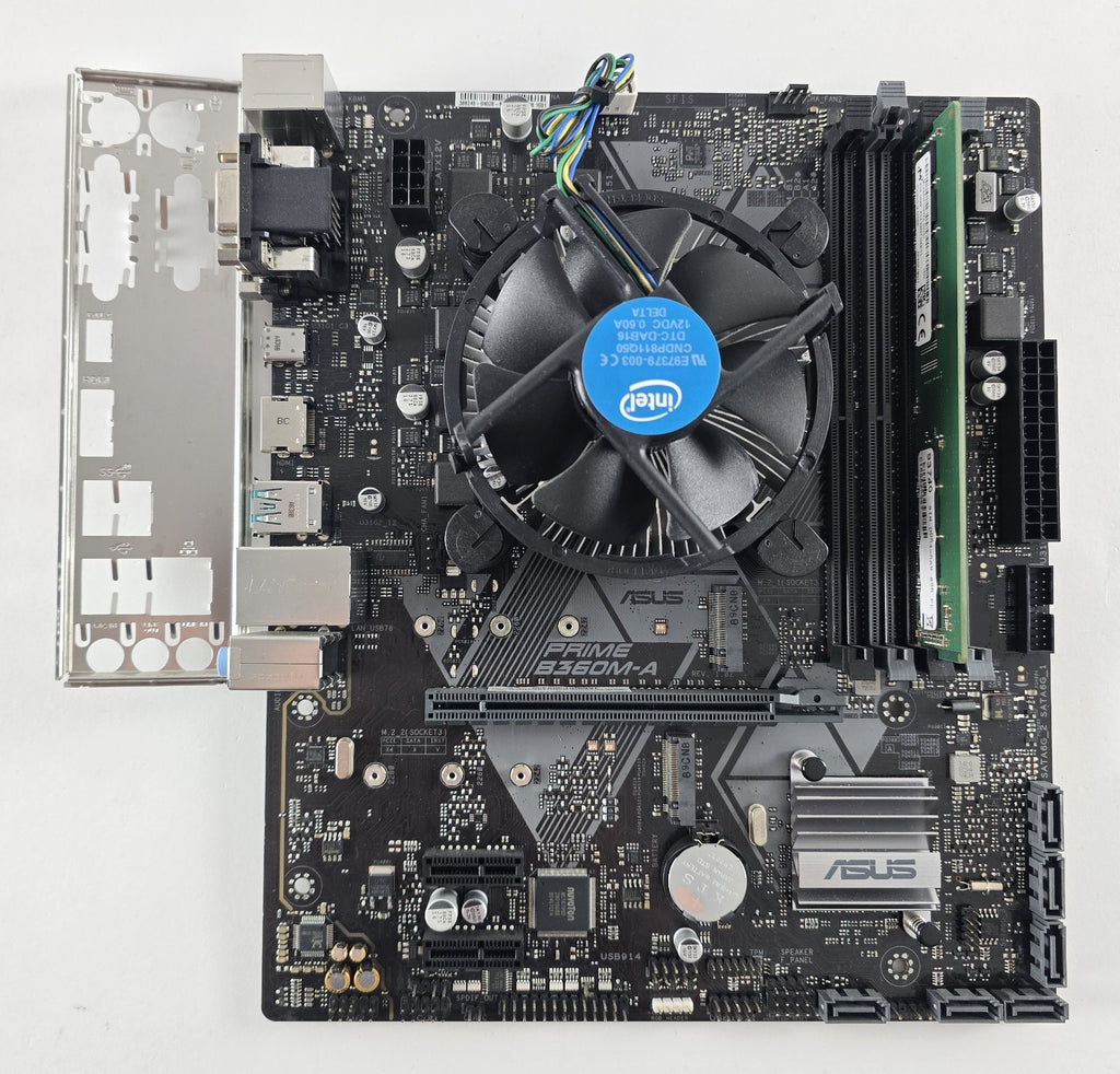 Aufrüstset Intel Core i3-8100 + ASUS PRIME B360M-A + 8GB DDR4 #Z252