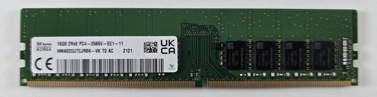 16GB SK hynix DDR4-2666 ECC UDIMM HMA82GU7CJR8N-VK Server RAM #R5