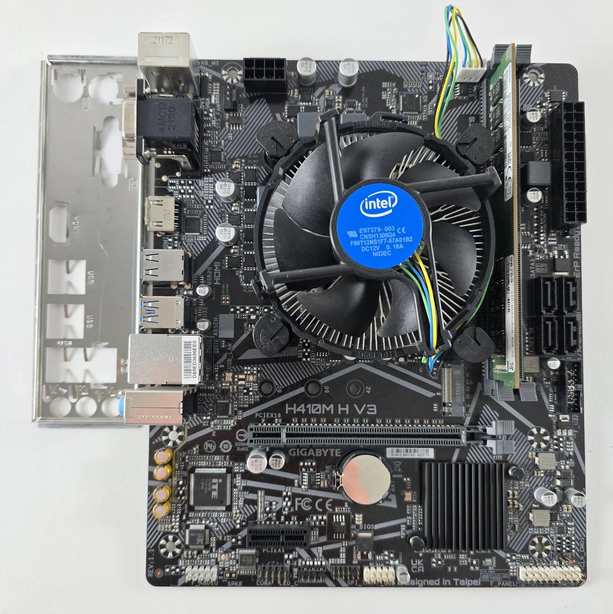 Intel Pentium Gold G6405 + Gigabyte H410M H V3 + 8GB DDR4 + CPU Kühler #187