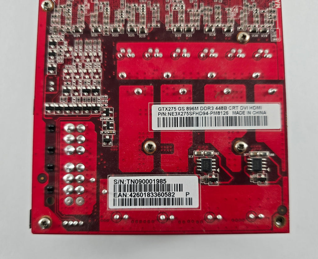 Gainward GeForce GTX 275 896MB GDDR3 448 Bit PCIe Grafikkarte #G68