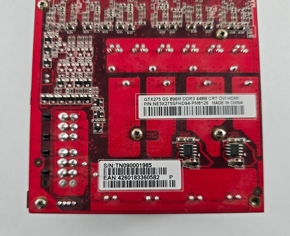 Gainward GeForce GTX 275 896MB GDDR3 448 Bit PCIe Grafikkarte #G68