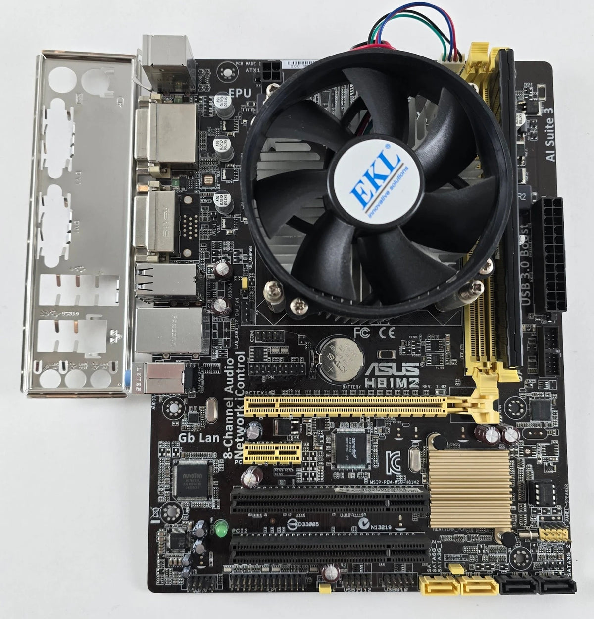 Intel Core i3 4130 + ASRock H81M-HDS + 8GB DDR3 #Z163