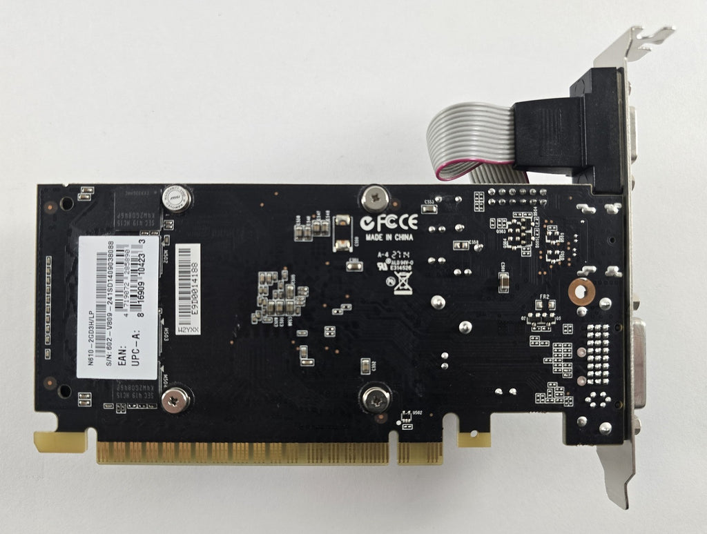 MSI GeForce GT 610 2GB DDR3 Low Profile Grafikkarte passiv DVI HDMI VGA #G93