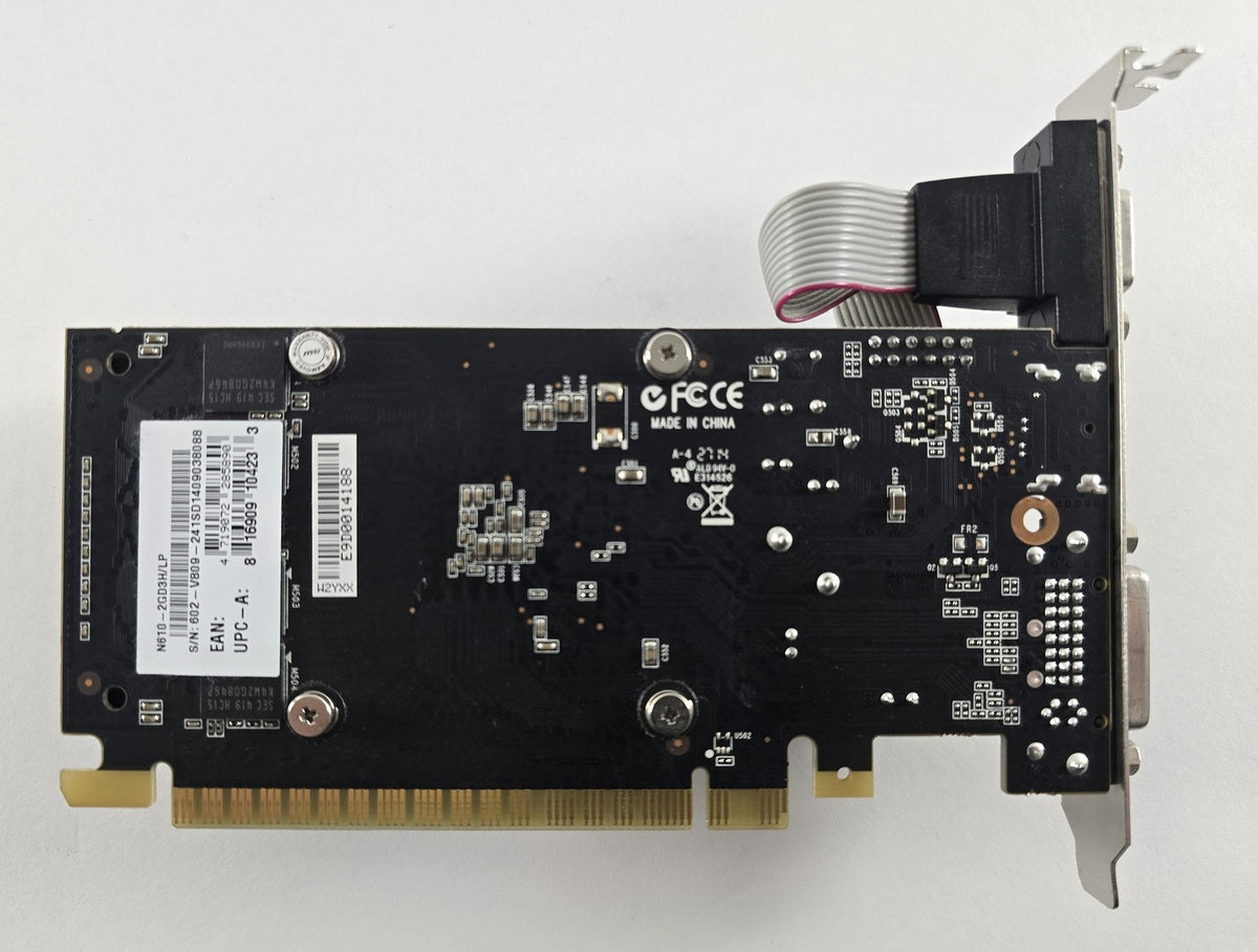 MSI GeForce GT 610 2GB DDR3 Low Profile Grafikkarte passiv DVI HDMI VGA #G93