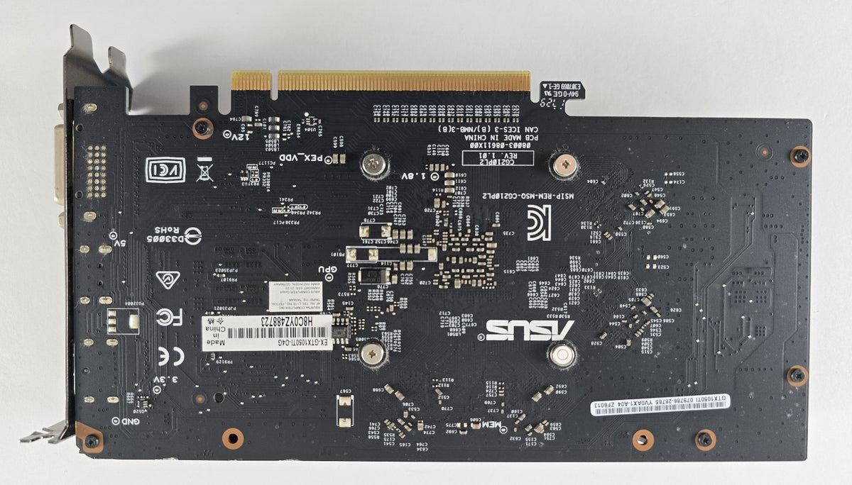 ASUS Expedition GeForce GTX 1050 Ti OC 4GB GDDR5 EX-GTX1050TI-O4G #G115