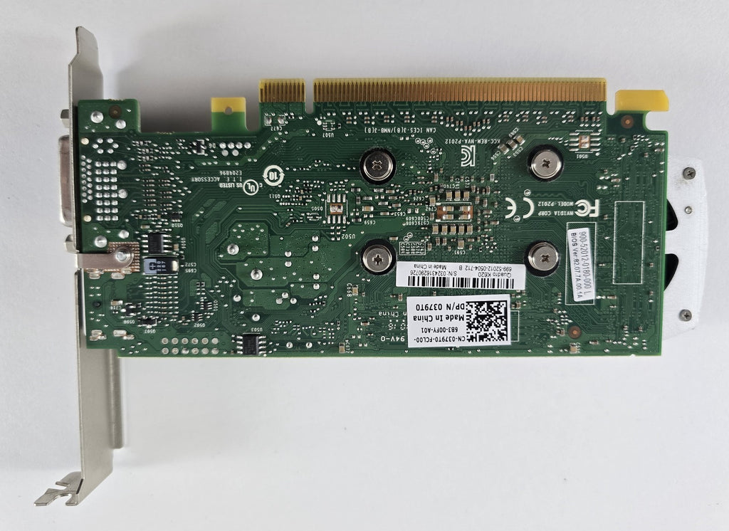 NVIDIA Quadro K620 2GB DDR3 DVI-I DisplayPort Dell 0379T0 #G138