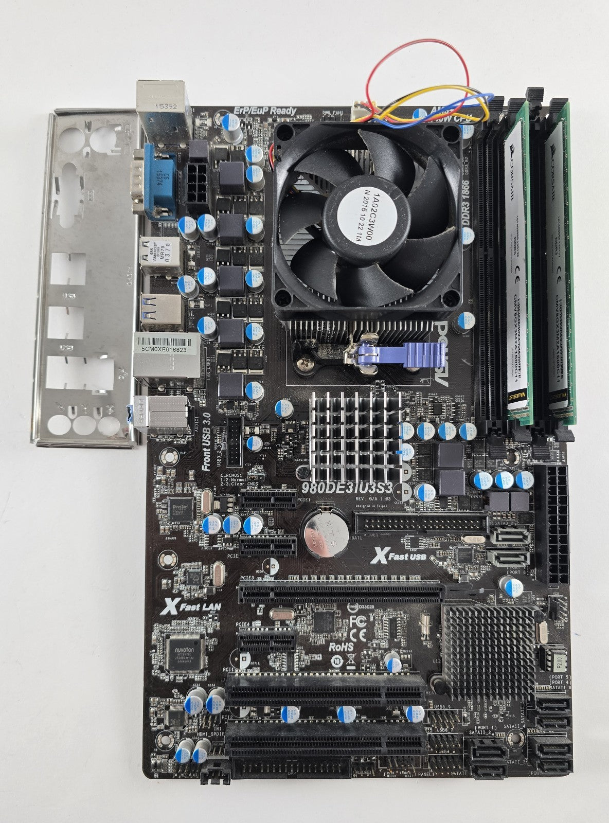 Aufrüstset ASRock 980DE3/U3S3 + AMD FX-8300 + 8GB DDR3 #Z283