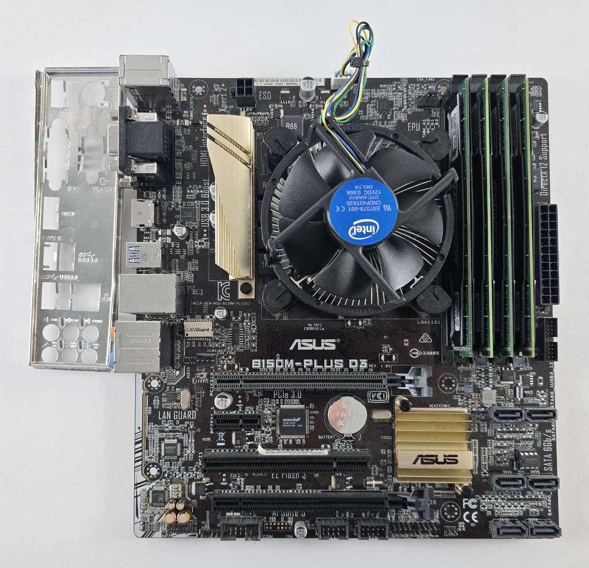 Aufrüstset ASUS B150M-PLUS D3 + Intel Core i5-6500 + 16GB DDR3 #Z273