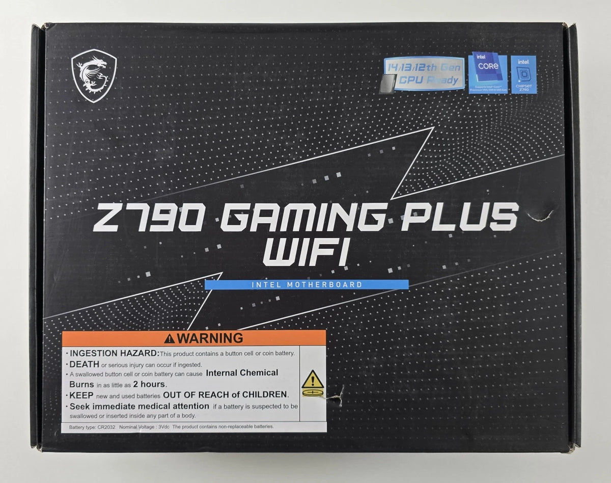 MSI Z790 GAMING PLUS WIFI Motherboard LGA 1700 DDR5 192GB Wi-Fi 6 2.5GbE #MB60