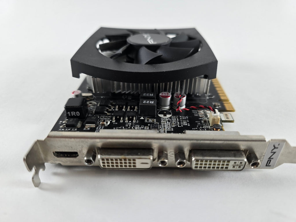 PNY GeForce GTX 650 1GB GDDR5 DVI-D DVI-I Mini-HDMI Grafikkarte #G77