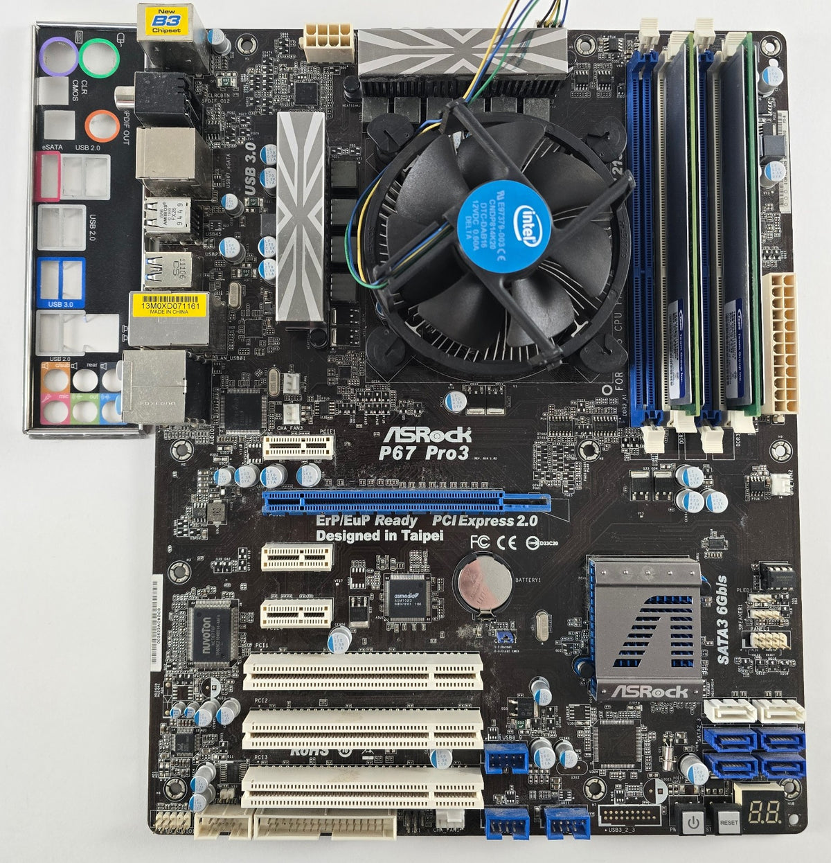 Intel Core i5 2500K + ASRock P67 Pro3 + 8GB DDR3 + CPU Kühler #Z146