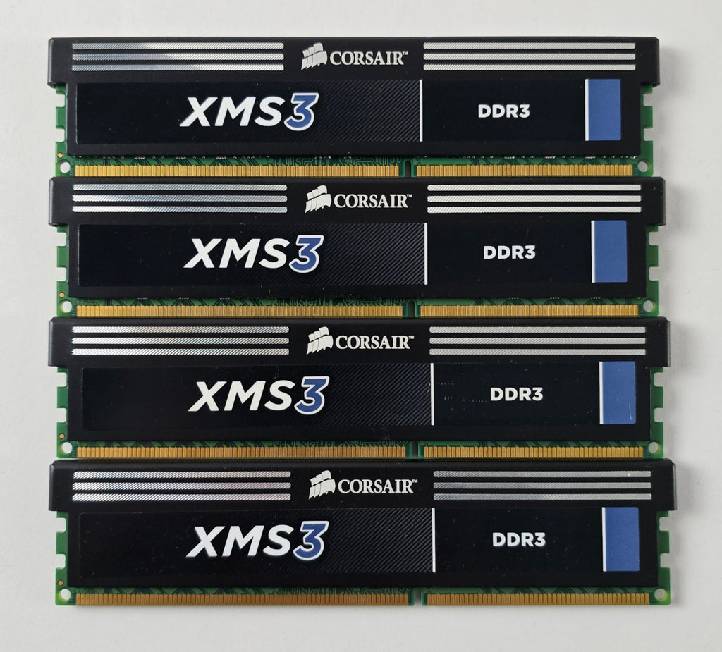 16GB (4 x 4GB) Corsair CMX16GX3M4A1600C9 PC3-12800U 1600MHz DDR3 Computer Memory