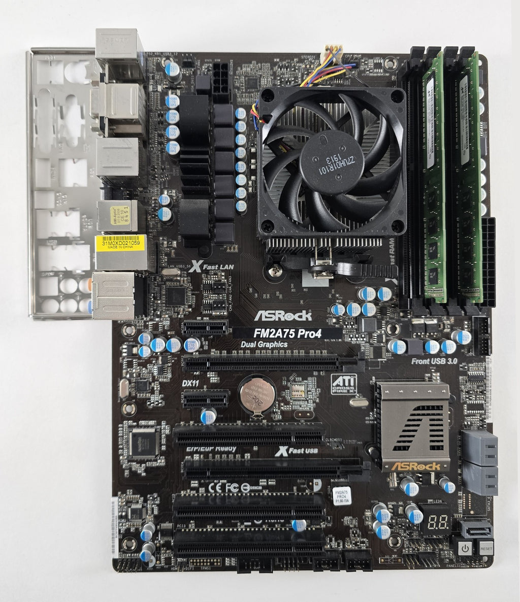 Aufrüstset ASRock FM2A75 Pro4 + AMD A8-5600K + 8GB DDR3 Mainboard Bundle #Z197