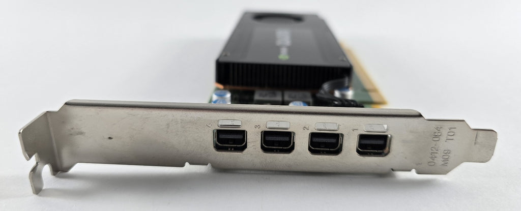 PNY NVIDIA Quadro K1200 4GB GDDR5 128 Bit 4x Mini-DP Low Profile #G128