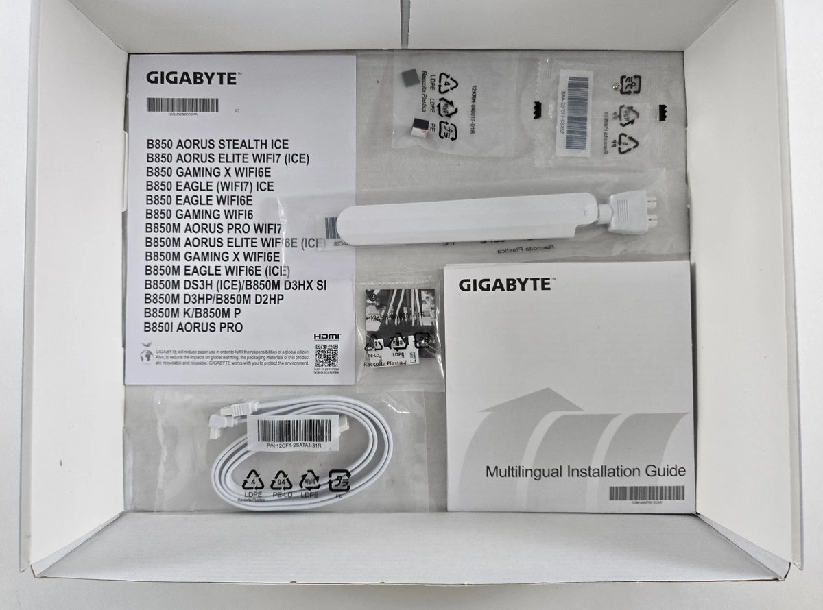 GIGABYTE B850 EAGLE WiFi7 ICE, Mainboard, Sockel AM5 Wie Neu #B104
