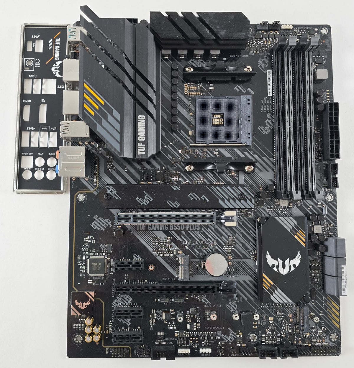 ASUS TUF GAMING B550-PLUS Mainboard Sockel AM4 AMD Ryzen Defekt #MB35