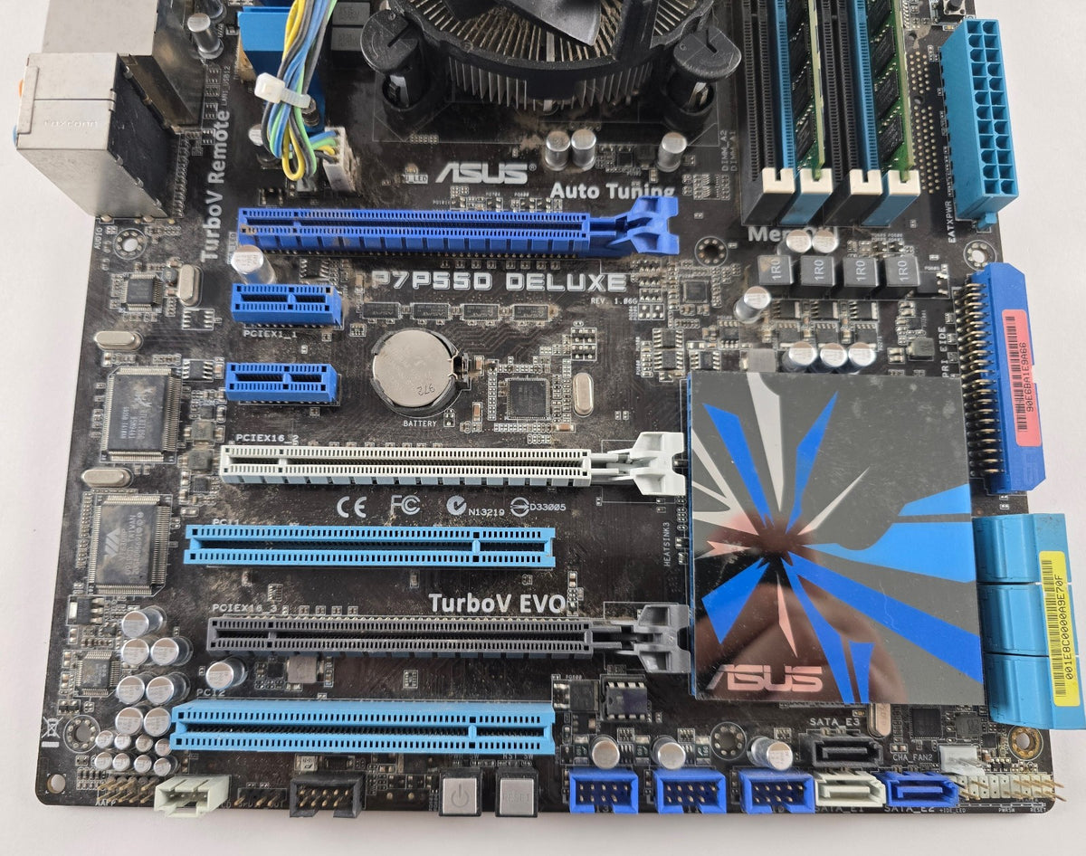 Intel Core i7 860 + ASUS P755D Deluxe + 8GB DDR3 + CPU Kühler #Z151