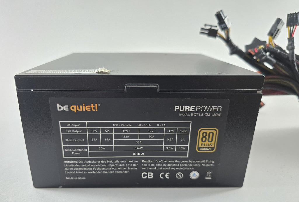 be quiet! Pure Power L8-CM 430W 80 PLUS Bronze teilmodular ATX #N24