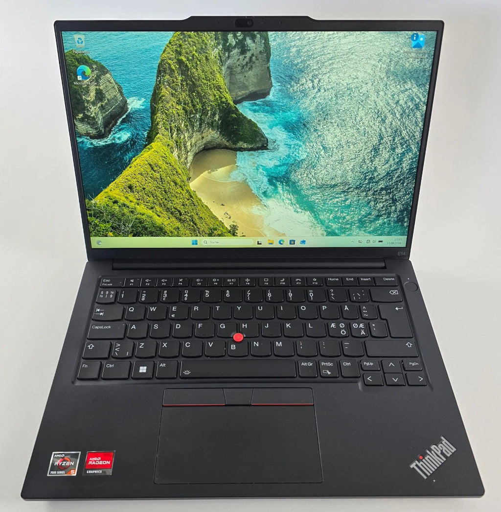 Lenovo ThinkPad E14 Gen5 AMD Ryzen 5 7430U 8GB RAM 256GB QWERTY (DK) – SKU MB12