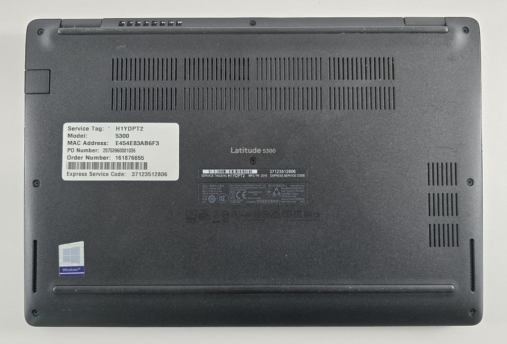 Dell Latitude 5300 Barebone i5-8365U ohne RAM SSD Akku Netzteil 13,3" #L72