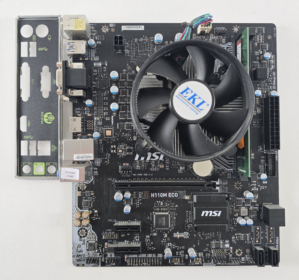 Aufrüstset MSI H110M ECO + Intel Core i5-7400 + 8GB DDR4 #Z257