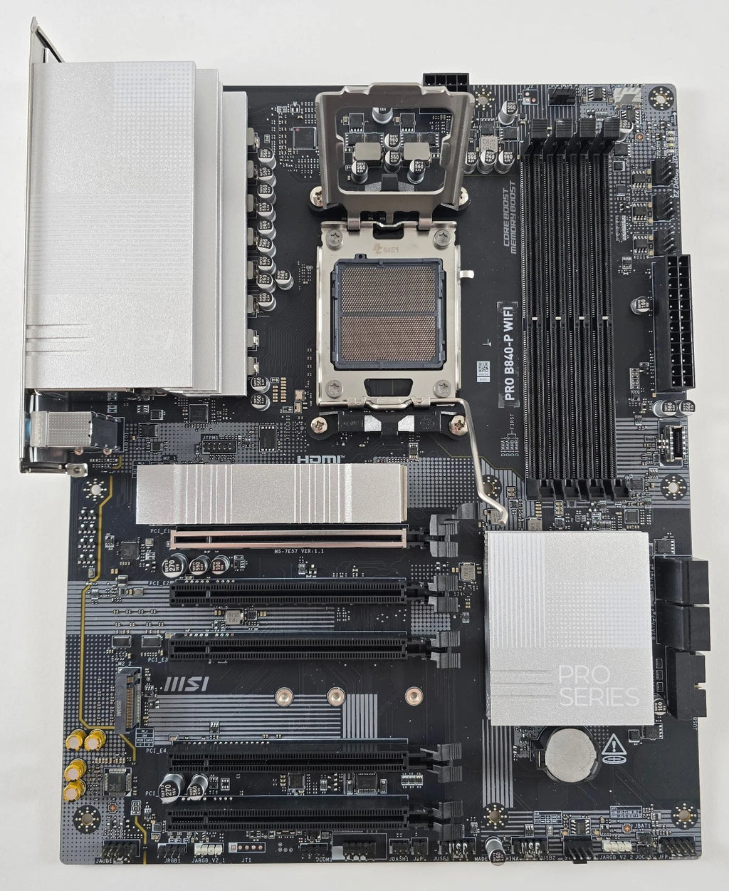 MSI PRO B840-P WIFI ATX Sockel AM5 AMD B840 DDR5 4x DIMM bis 256GB WiFi7 #MB51