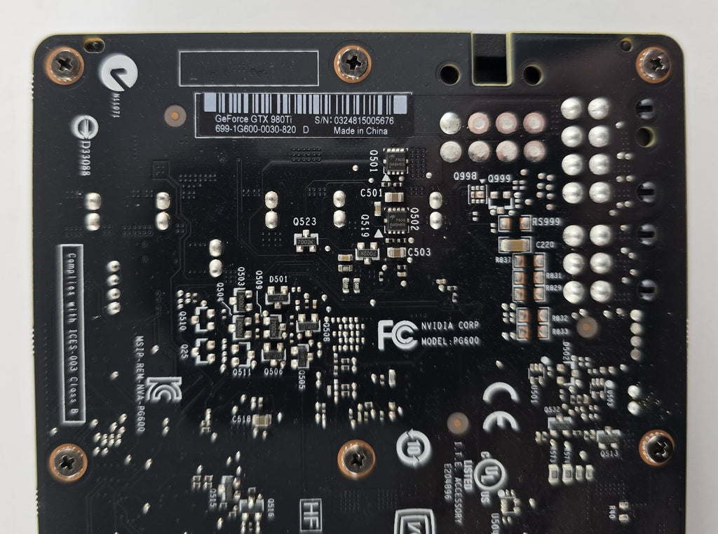 NVIDIA GeForce GTX 980 Ti 6 GB GDDR5 Referenzdesign #G159