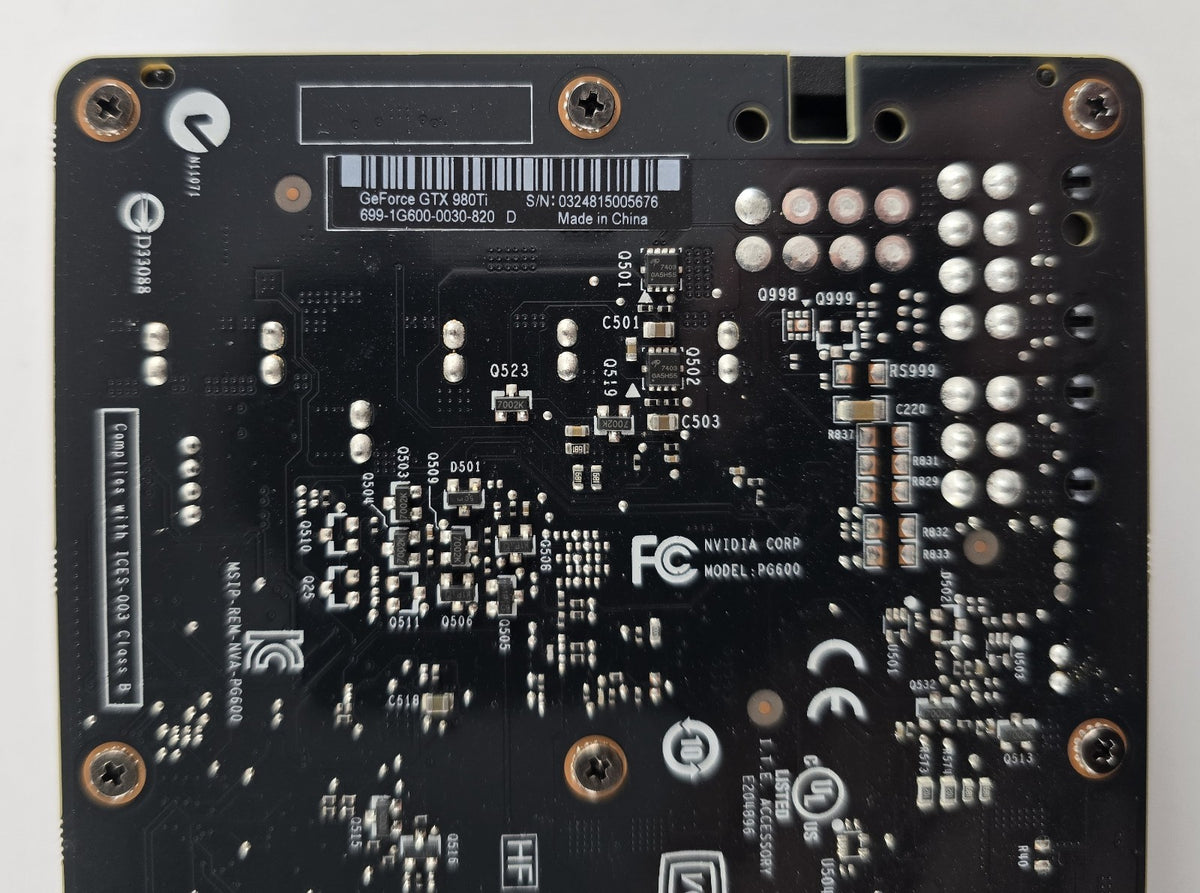 NVIDIA GeForce GTX 980 Ti 6 GB GDDR5 Referenzdesign #G159