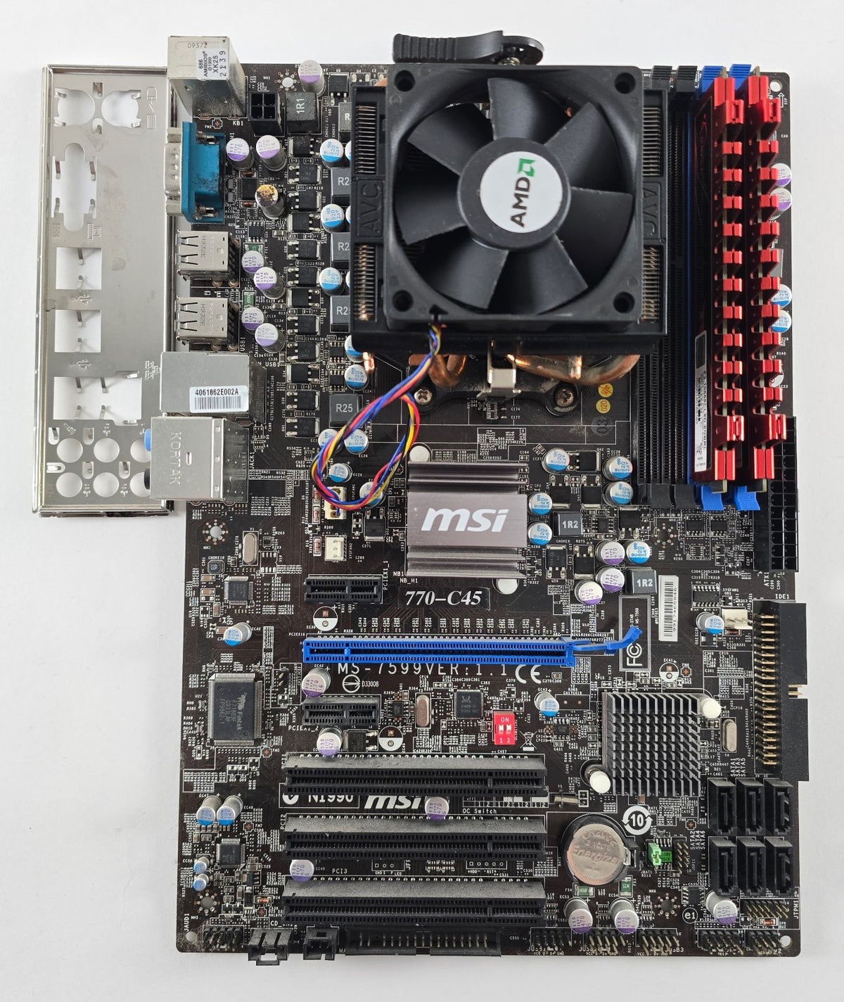 AMD Phenom II X4 955 + MSI 770-C45 + 8GB DDR3 + CPU Kühler #Z150