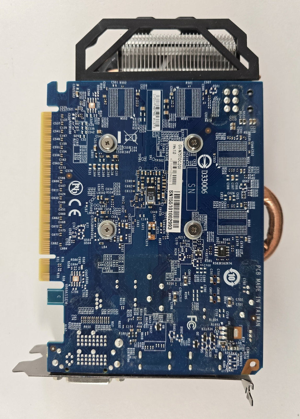 Gigabyte GeForce GTX 750 Ti OC 2GB GDDR5 WINDFORCE PCIe Grafikkarte #G5