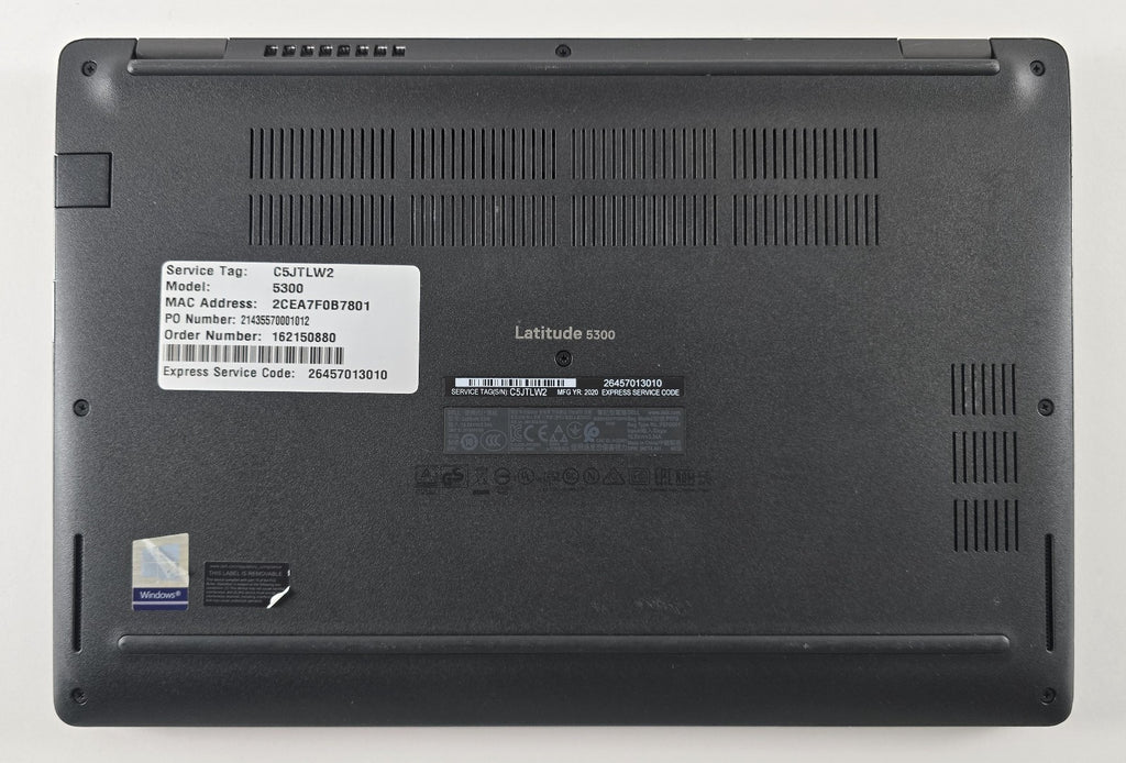 Dell Latitude 5300 i5-8365U 16GB 256GB SSD 13,3" 1366x768 Win 11 Pro #L137