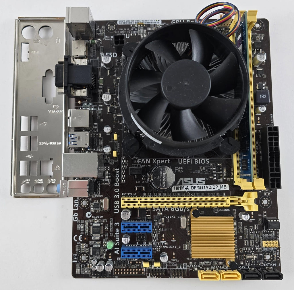 Intel Core i5 4440s + ASUS H81M-A + 8GB DDR3 #Z95