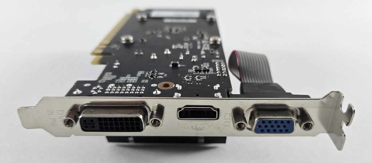 MSI GeForce GT 610 2GB DDR3 Low Profile Grafikkarte passiv DVI HDMI VGA #G93
