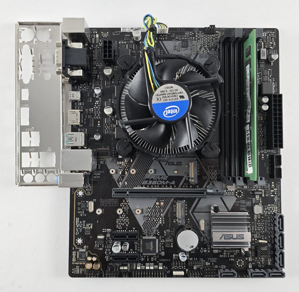 Aufrüstset ASUS PRIME B360M-A + Intel i3-8100 + 8GB DDR4 #Z279