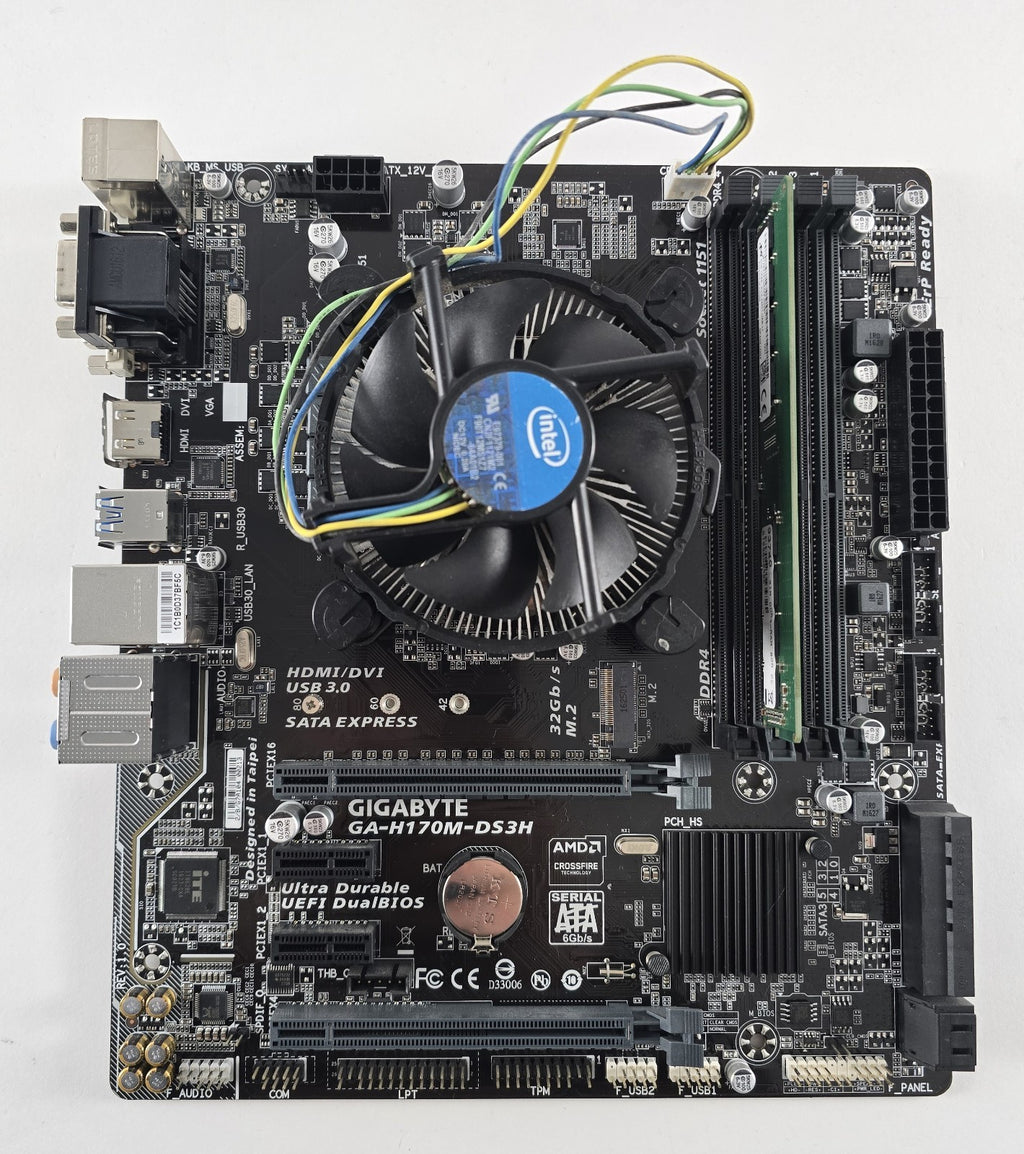 Aufrüstset Intel Core i5-6600 + Gigabyte GA-H170M-DS3H + 8GB #Z248