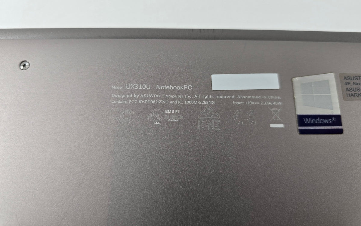 Asus Zenbook UX310U 13,3" Laptop | i5-8250U | 8GB RAM | 256GB SSD | Win 11 #54