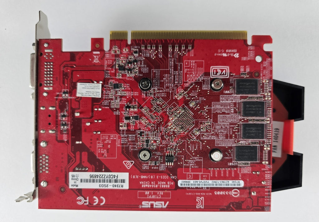 ASUS Radeon R7 240 2GB DDR3 VGA HDMI DVI R7240-2GD3 #G144