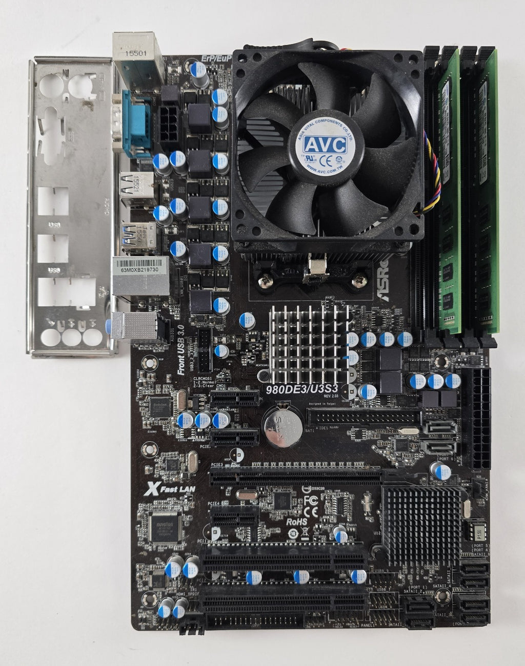 MSI 980DE3/U3S3 + AMD FX-6300 + 8GB DDR3 Aufrüstset AM3+ ATX #Z206