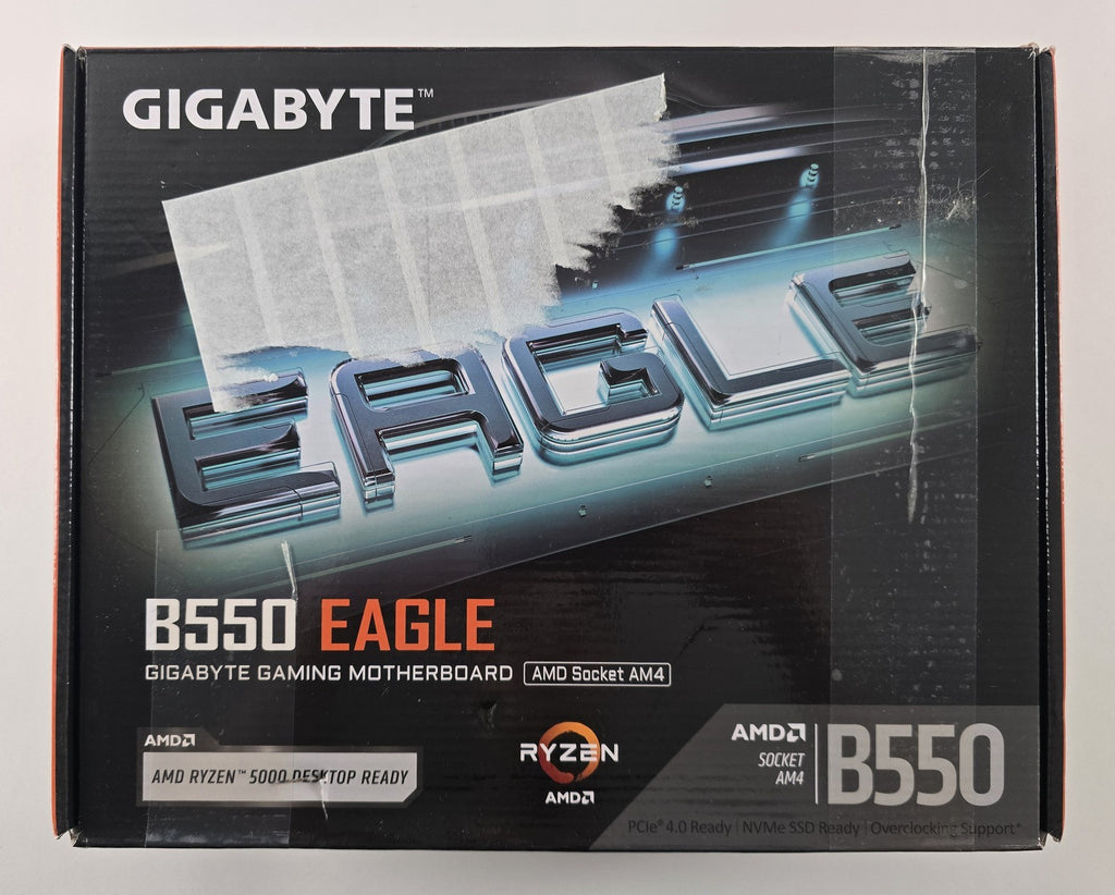 Gigabyte B550 EAGLE Mainboard AMD B550 AM4 ATX DDR4 DEFEKT kein Bild #N3