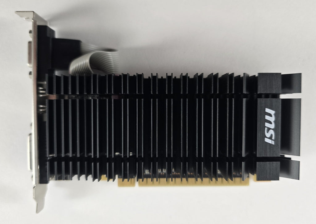 MSI GeForce GT 610 2GB DDR3 Low Profile Grafikkarte passiv DVI HDMI VGA #G93