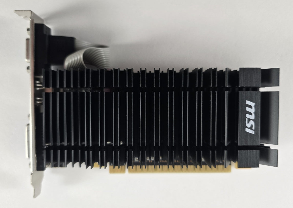 MSI GeForce GT 610 2GB DDR3 Low Profile Grafikkarte passiv DVI HDMI VGA #G93